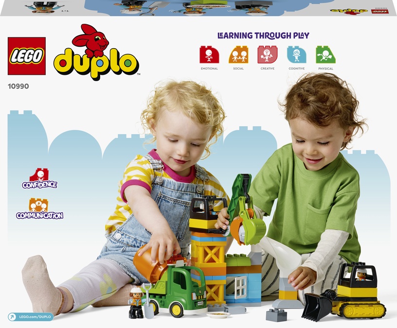 Konstruktors LEGO® DUPLO® Pilsēta: Būvlaukums 10990, 61 gab.