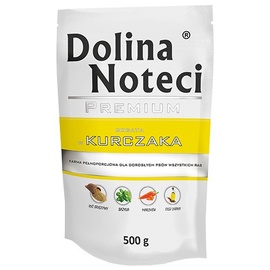 Mitrā barība (konservi) suņiem Dolina Noteci, vistas gaļa, 0.5 kg