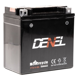 Аккумулятор Denel YTX14-BS, 12 В, 12 Ач