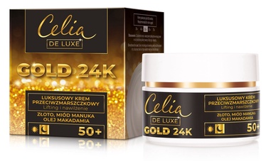 Nakts krēms sievietēm Celia Gold 24k, 50 ml, 50+
