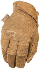 Darba cimdi pirkstaiņi Mechanix Wear Specialty Vent Coyote MSV-72-008, tekstilmateriāls/ādas imitācija/neilons, brūna, S, 2 gab.