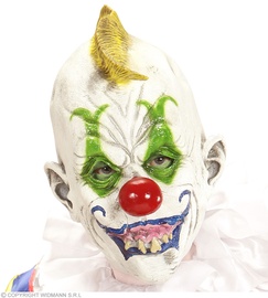 Mask Clown 96573, mitmevärviline, lateks