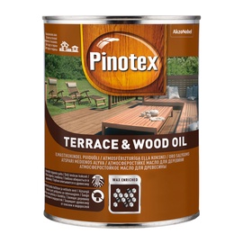 Древесное масло Pinotex Terrace & Wood Oil, прозрачная, 1 l