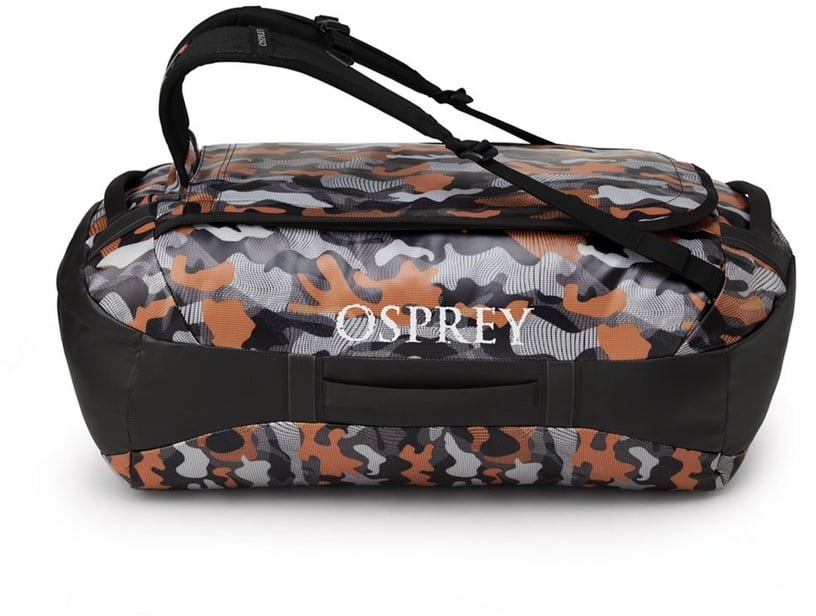 Ceļojumu soma Osprey Transporter 65, melna/oranža, 65 l
