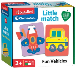 Attīstošās rotaļlietas Clementoni Little Match Fun Vehicles 16718