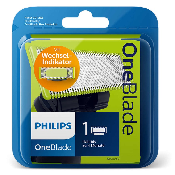 Лезвия Philips OneBlade QP210/50, 1 шт.
