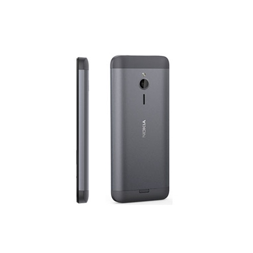 Кнопочный телефон Nokia 230 DS, 16 MB, серебристый