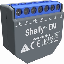 Modulis Shelly EM WiFi Energy Meter and Contactor Control