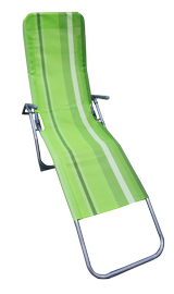 Шезлонг Besk, зеленый, 190 см x 57 см x 94 см