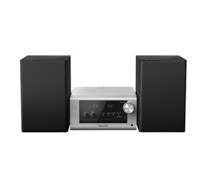 Музыкальный центр Panasonic SC-PM700EG-S, 80 Вт, серебристый