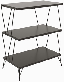 Žurnālgaldiņi Kalune Design Lazandos, melna/antracīta, 310 mm x 480 mm x 750 mm