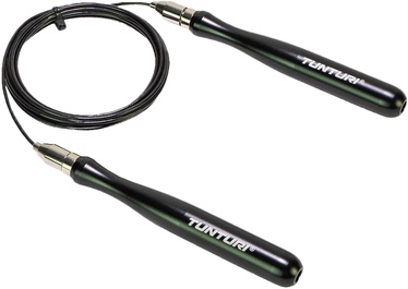 Скакалка Tunturi Pro Adjustable Speed, 2800 мм, черный