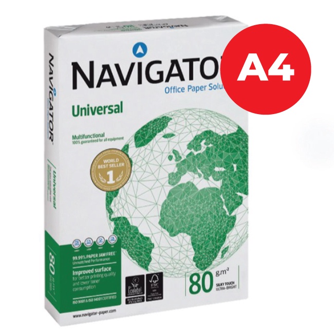 Kopijavimo popierius Navigator 8247A80, A4, 80 g/m², balta