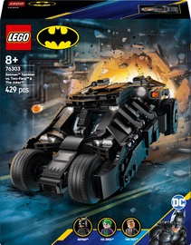 Konstruktor LEGO® DC Batman™ Batman™ Tumbler vs. Two-Face™ ja The Joker™ 76303, 429 tk