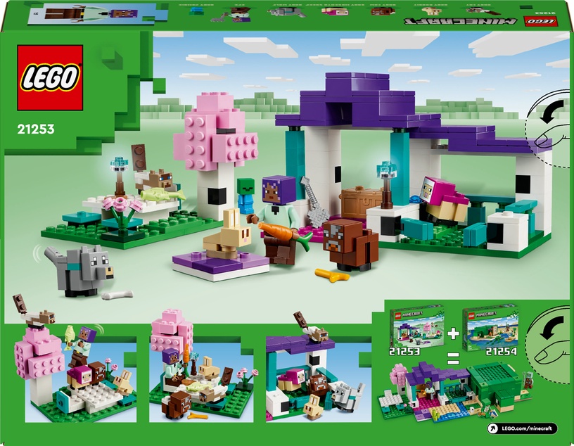 Konstruktors LEGO® Minecraft Dzīvnieku rezervāts 21253