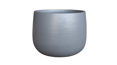 Цветочный горшок Domoletti TP16-332/SET 3C, керамика, Ø 320 мм, серый