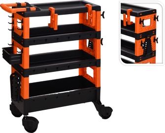 Тележки для инструментов FX Tools Y98310070, 35 см x 68 см x 87.5 см, черный/oранжевый