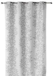 Nakts aizkari Room99 Farandole, balta/pelēka, 140 cm x 260 cm