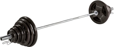 Komplekts Tunturi Olympic Tri-Grip Barbell Set, 183.4 cm, 100 kg