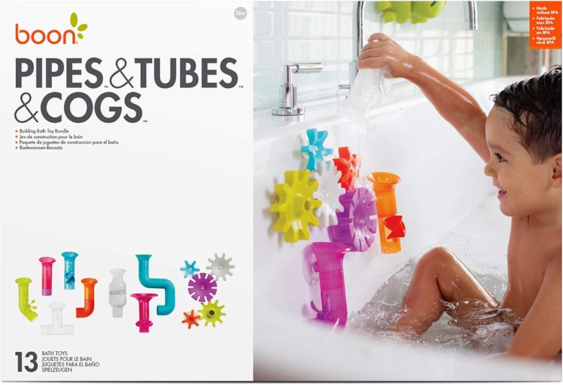 Vannimänguasjade komplekt Boon Pipes & Tubes & Cogs, mitmevärviline, 13 tk