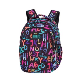 Школьный рюкзак CoolPack Alphabet, черный/розовый, 28 см x 15 см x 39 см