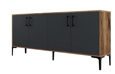 Kummut Kalune Design Kiev 845HCT5301, tumehall, 35 x 180 cm x 78 cm