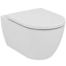 Туалет, подвесной Ideal Standard Ellisse, с крышкой, 365 мм x 545 мм