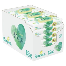 Niisked salvrätikud Pampers Coconut Pure Protection, 18 pakki, 756 tk