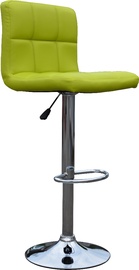 Bāra krēsls OTE Kappa STOŁEK KAPPA LEMON, matēts, zaļa, 36.5 cm x 42 cm x 93.5 - 116 cm