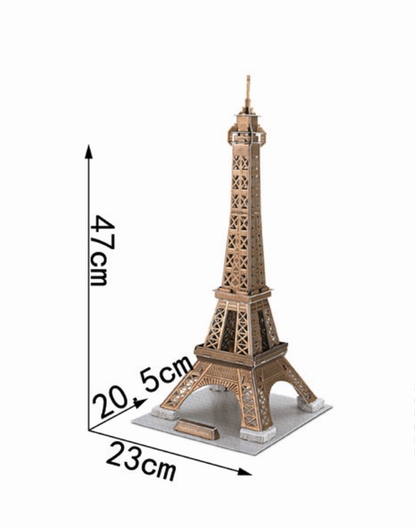 3D puzle Magic Puzzle Eiffel Tower 525084759, 35 gab.