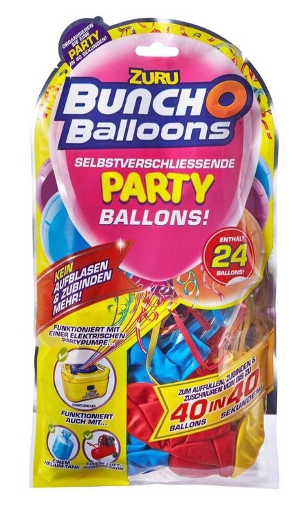 Воздушный шар круглый Zuru Buncho Balloons, многоцветный, 24 шт.