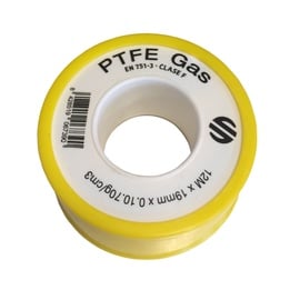 Blīvēšanas lente gāzesvadam Arco PTFE, 12 m x 19 mm