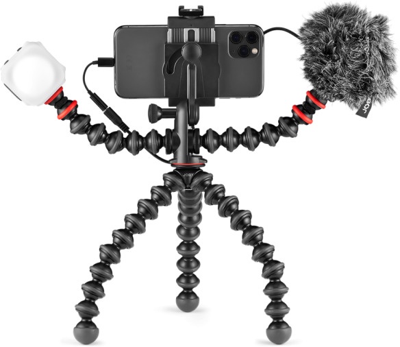 Комплект держателя для телефона JOBY Gorillapod Mobile Vlogging Kit JB01645-BWW, черный, 5 - 6.7 ″