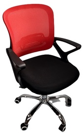 Офисный стул MN A1045, 48 x 48 x 90 см, черный/красный