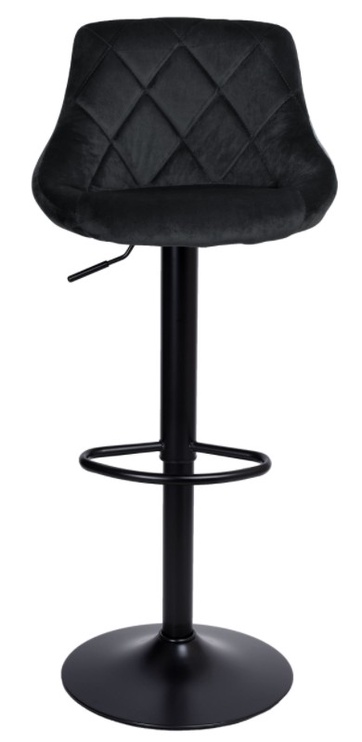 Bāra krēsls eHokery Cydro, melna, 47 cm x 37 cm x 85 - 105 cm
