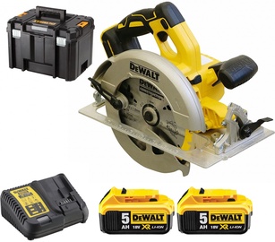 Аккумуляторная циркулярная пила Dewalt DCS570P2-QW, 18 В