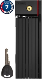 Velosipēda slēdzene Abus Bordo BIG uGrip 5700/100 BK SH, melna, 1000 mm