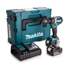 Ударная дрель с батареей Makita DHP484RTJ, 18 В, 5 Ah