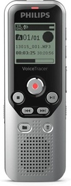 Diktofonas Philips VoiceTracker DVT1250, sidabro, 8 GB