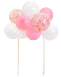 Dekorācija Meri Meri Cake Topper Balloon, rozā, 11 gab.