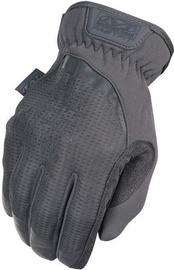 Darba cimdi pirkstaiņi Mechanix Wear FastFit Wolf Grey FFTAB-88-011, ādas imitācija/neilons, pelēka, XL, 2 gab.