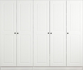 Гардероб Kalune Design Kale 4773, белый, 52 см x 225 см x 210 см