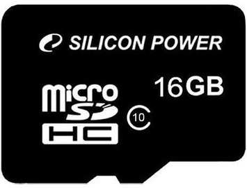 Mälukaart Silicon Power Micro SDHC, 16 GB