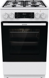 Gaasipliit elektriahjuga Gorenje Essential Line GK5C40WH