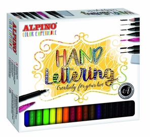 Braižymo reikmenų rinkinys Alpino Hand Lettering, įvairių spalvų, 30 vnt.