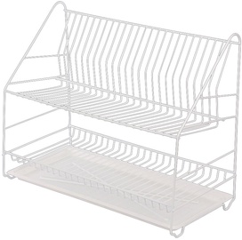 Trauku žāvētājs Altom Dish Dryer, 60 cm x 24 cm x 40 cm, tērauds, balta