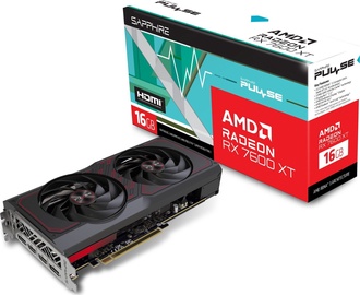 Videokaart Sapphire AMD Radeon™ RX 7600 XT 11339-04-20G, 16 GB, GDDR6