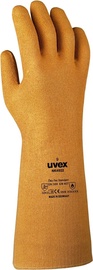 Рабочие перчатки прорезиненные Uvex Profas NK 4022, резина, oранжевый, 9, 2 шт.