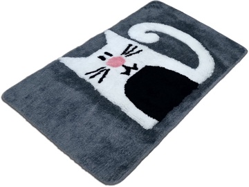 Vannas istabas paklājs Foutastic Pink Nose 359CHL4382, balta/melna/pelēka, 120 cm x 70 cm