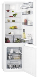 Встраиваемый холодильник AEG SCB618F6TS, морозильник снизу
